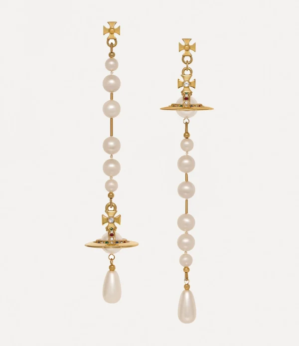 Vivienne Westwood Broken Pearl Earrings | Women Earrings | Classic Styles