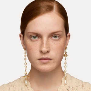 Vivienne Westwood Broken Pearl Earrings | Women Earrings | Classic Styles