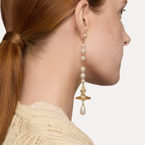Vivienne Westwood Broken Pearl Earrings | Women Earrings | Classic Styles