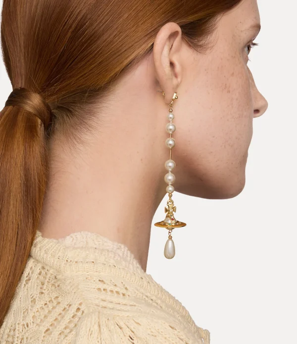 Vivienne Westwood Broken Pearl Earrings | Women Earrings | Classic Styles