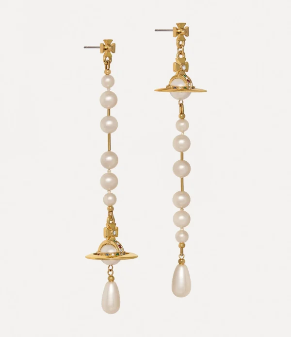 Vivienne Westwood Broken Pearl Earrings | Women Earrings | Classic Styles