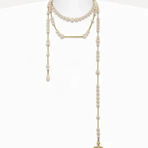 Vivienne Westwood Broken Pearl Necklace | Women Necklaces | Classic Styles