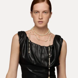 Vivienne Westwood Broken Pearl Necklace | Women Necklaces | Classic Styles