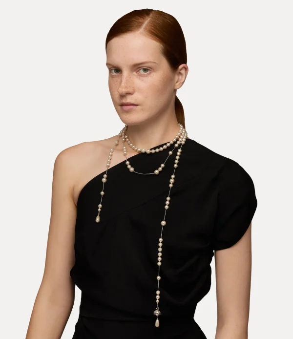 Vivienne Westwood Broken Pearl Necklace | Women Necklaces | Classic Styles