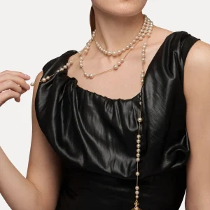 Vivienne Westwood Broken Pearl Necklace | Women Necklaces | Classic Styles