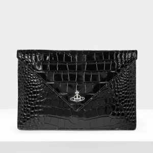 Vivienne Westwood Crocodile Envelope Clutch | Women Clutches