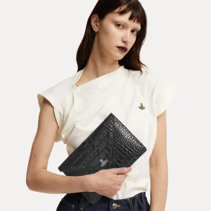 Vivienne Westwood Crocodile Envelope Clutch | Women Clutches