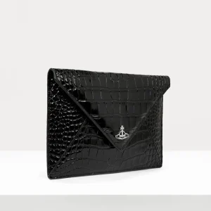 Vivienne Westwood Crocodile Envelope Clutch | Women Clutches