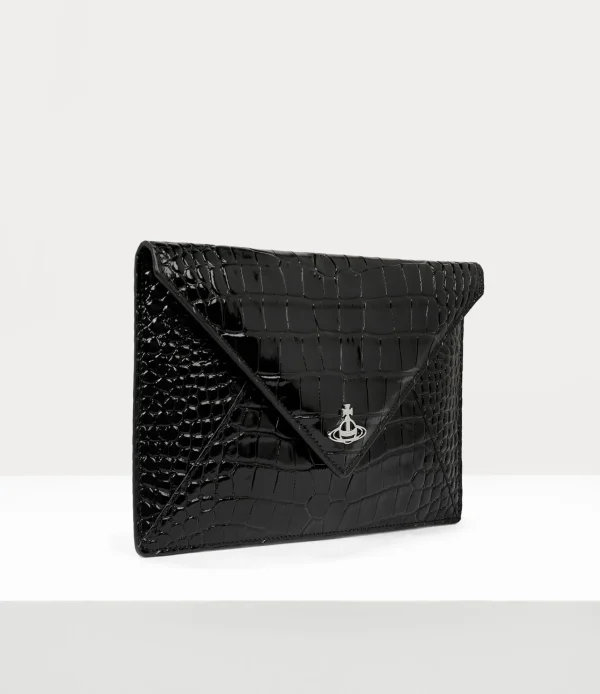 Vivienne Westwood Crocodile Envelope Clutch | Women Clutches