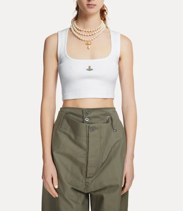 Vivienne Westwood Crop Querelle Vest | Women Sweatshirts And T-Shirts