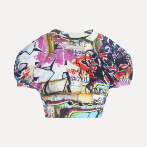 Vivienne Westwood Cropped Football T-shirt | Women Sweatshirts And T-Shirts | Tops And Shirts