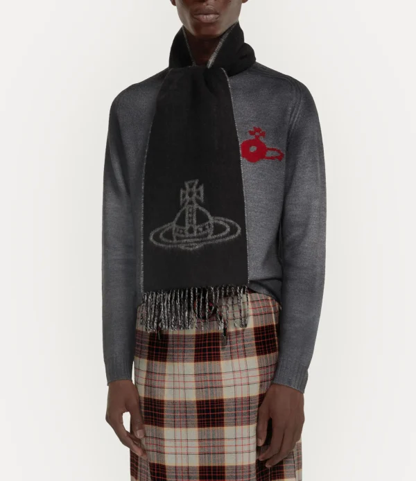 Vivienne Westwood Double Logo Scarf | Women Scarves And Ponchos | Scarves And Ponchos