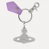 Vivienne Westwood Hammered Orb Keyring | Women Keyrings | Keyrings