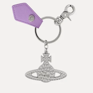 Vivienne Westwood Hammered Orb Keyring | Women Keyrings | Keyrings