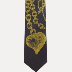 Vivienne Westwood Heart And Chain Tie 8.5cm | Ties And Handkerchiefs