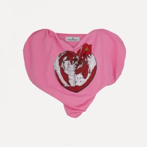 Vivienne Westwood Heart World Heart Top | Women Tops And Shirts