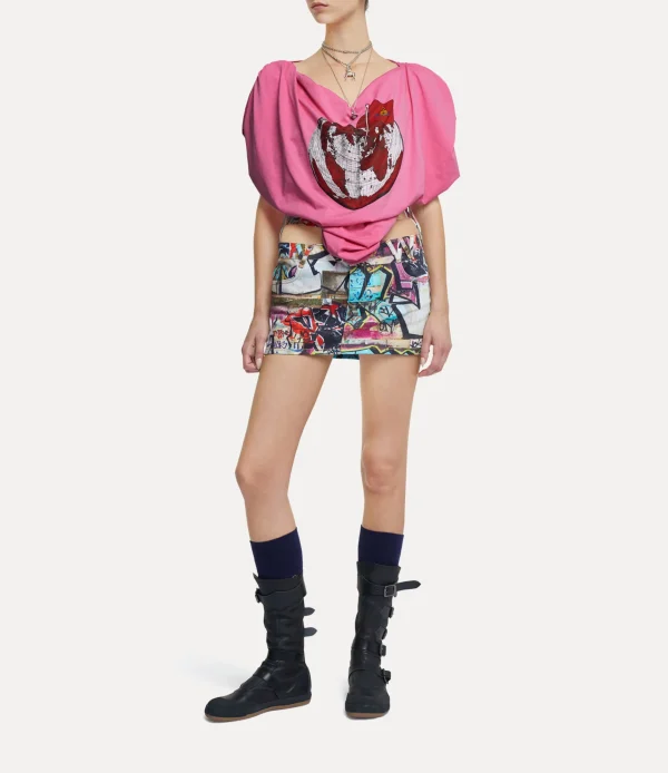 Vivienne Westwood Heart World Heart Top | Women Tops And Shirts