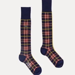 Vivienne Westwood High Tartan Sock | Women Socks | Socks And Tights
