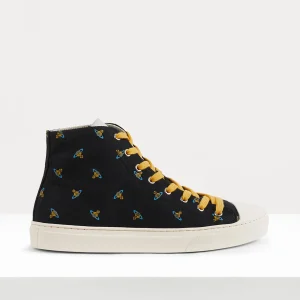 Vivienne Westwood High Top Canvas Plimsoll | Trainers
