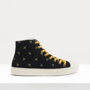 Vivienne Westwood High Top Canvas Plimsoll | Women Trainers