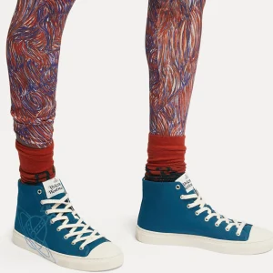 Vivienne Westwood High Top Canvas Plimsoll | Trainers