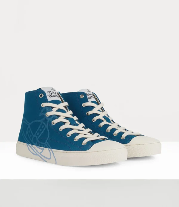 Vivienne Westwood High Top Canvas Plimsoll | Trainers