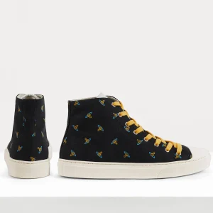 Vivienne Westwood High Top Canvas Plimsoll | Trainers