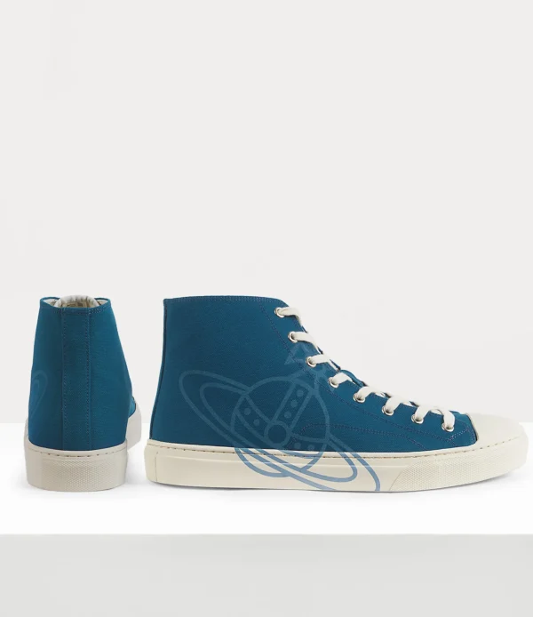 Vivienne Westwood High Top Canvas Plimsoll | Trainers