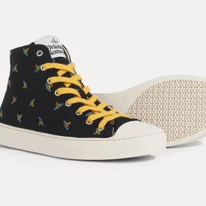 Vivienne Westwood High Top Canvas Plimsoll | Trainers