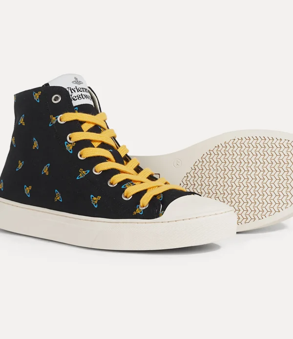 Vivienne Westwood High Top Canvas Plimsoll | Trainers