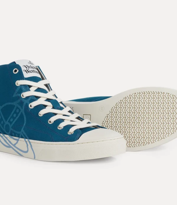 Vivienne Westwood High Top Canvas Plimsoll | Trainers
