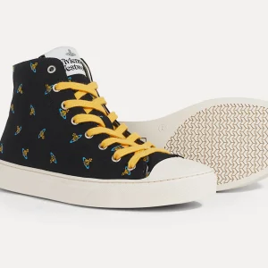 Vivienne Westwood High Top Canvas Plimsoll | Women Trainers