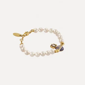 Vivienne Westwood Kitty Pearl Bracelet | Women Bracelets