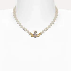Vivienne Westwood Kitty Pearl Necklace | Women Necklaces