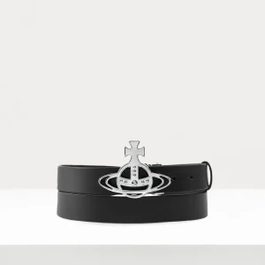 Vivienne Westwood Line Orb Buckle Belt/silver | Women Belts And Harnesses | Belts And Harnesses