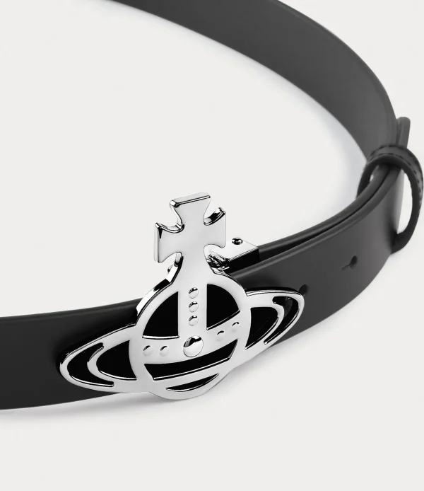Vivienne Westwood Line Orb Buckle Belt/silver | Women Belts And Harnesses | Belts And Harnesses