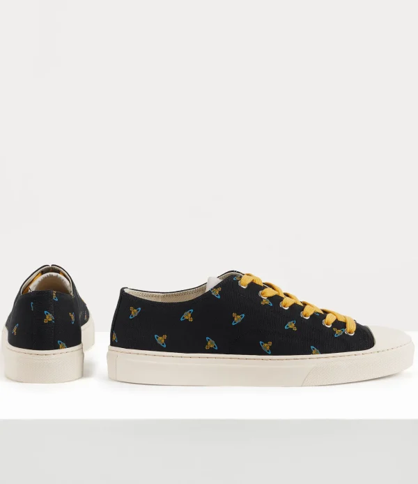 Vivienne Westwood Low Top Canvas Plimsoll | Women Trainers