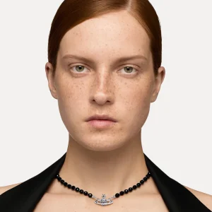 Vivienne Westwood Messaline Choker | Women Necklaces | Necklaces