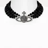 Vivienne Westwood Messaline Three Row Choker | Women Necklaces | Classic Styles