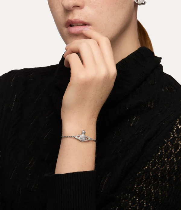 Vivienne Westwood Mini Bas Relief Chain Bracelet | Women Classic Styles | Bracelets
