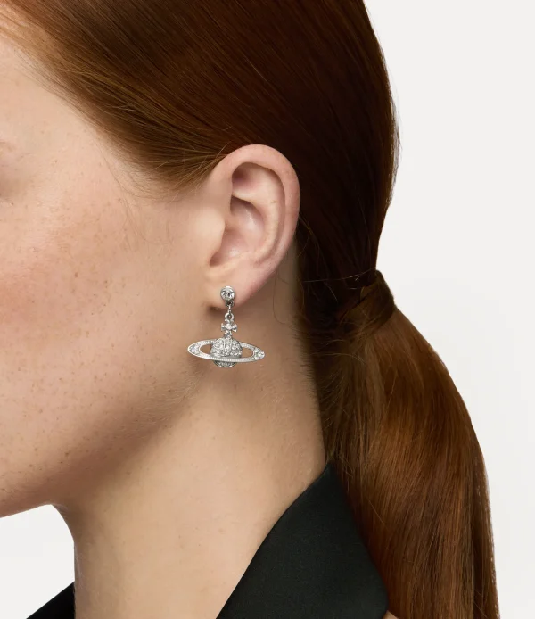 Vivienne Westwood Mini Bas Relief Drop Earrings | Women Earrings | Classic Styles