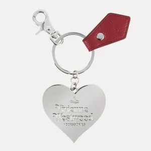 Vivienne Westwood Mirror Heart Orb Keyring | Women Keyrings | Keyrings