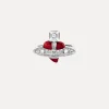 Vivienne Westwood New Diamante Heart Ring | Women Rings