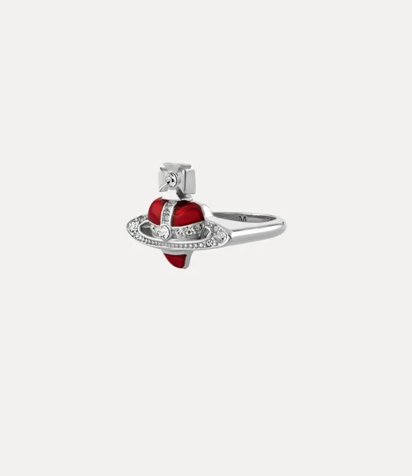 Vivienne Westwood New Diamante Heart Ring | Women Rings