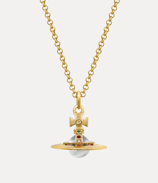 Vivienne Westwood New Tiny Orb Pendant Necklace | Women Necklaces | Classic Styles