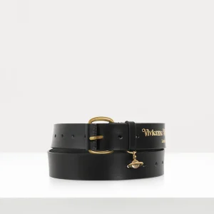 Vivienne Westwood New Wide Alex Charm Belt | Women Belts And Harnesses | Belts And Harnesses