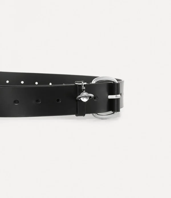 Vivienne Westwood New Wide Alex Charm Belt | Women Belts And Harnesses | Belts And Harnesses