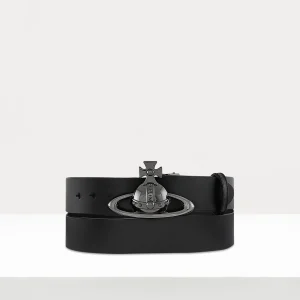 Vivienne Westwood Orb Buckle Belt/gunmetal | Women Belts And Harnesses | Belts And Harnesses