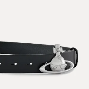 Vivienne Westwood Orb Buckle Palladium Belt | Women Belts And Harnesses | Belts And Harnesses
