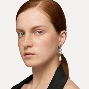 Vivienne Westwood Pearl Drop Earrings | Women Earrings | Classic Styles